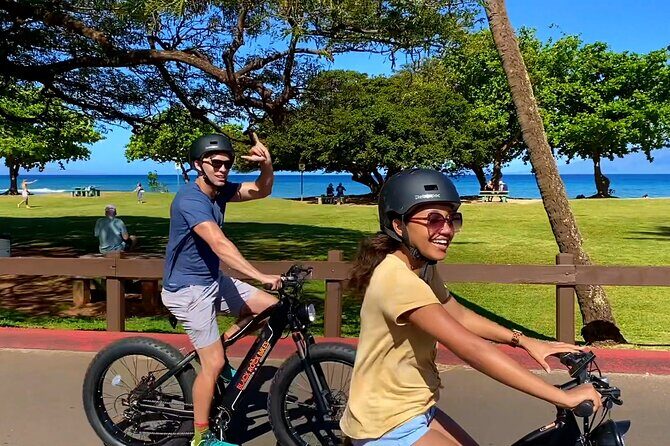 Aloha West Maui 2-Hour Self-Guided Electric Bike Tour - Kaanapali to Lahaina: uphill views, then coast-hugging oceanfront riding