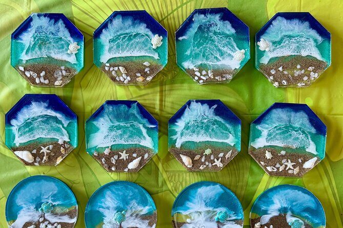 Epoxy Resin Art and Craft Coaster Set Experience - Key Points to Know Before You Go