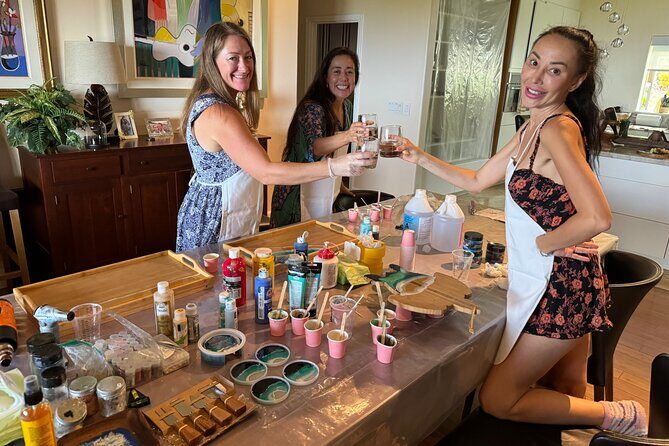 Epoxy Resin Art and Craft Coaster Set Experience - What You’ll Take Home: A Functional Set, Not Just Pretty Resin