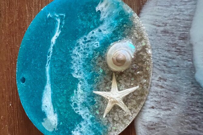Make your own Maui Souvenir/Ocean resin class - Pickup, curing time, and shipping: plan your Maui schedule
