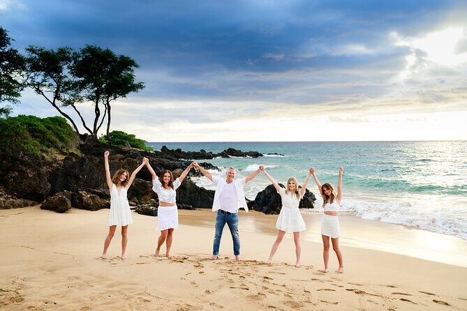 Maui Family and Couple Beach Photo Session - Photographers and the human stuff that makes photos look real