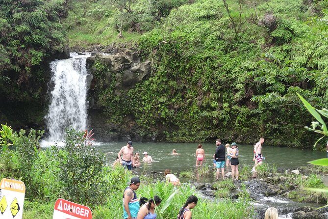 Maui: Famous Road to Hana Waterfalls and Lunch by Mercedes Van - Pua‘a Ka‘a, kalo-filled Wailua Valley, and the rainbow eucalyptus finish