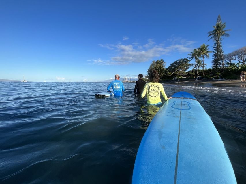 Maui: Private Surf Lessons in Lahaina - The 15-minute land lesson: safety and technique, fast
