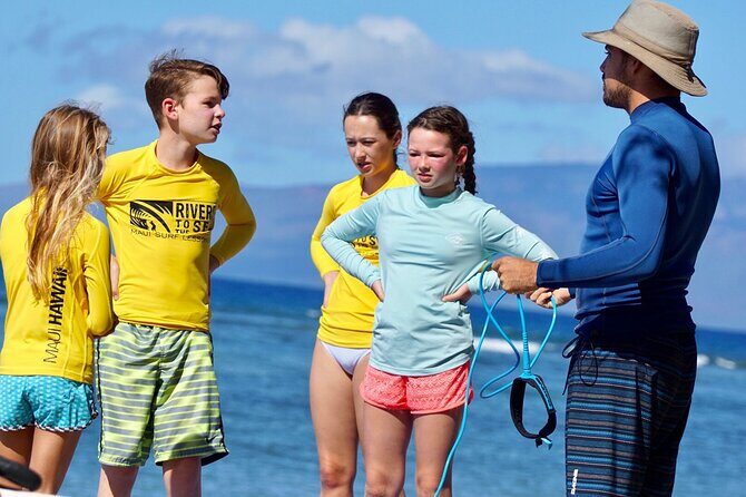 Private Surf Lesson for Group of 3-5 Near Lahaina - Instructors who actually teach: patient coaching for kids and adults