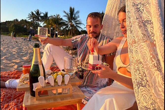 Romantic Sunset Picnic at Pristine Beach with Photo & Video - Alcohol, Drinks, and What You Should Bring